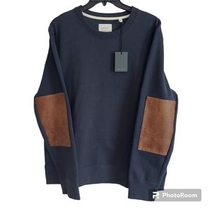 SOLD NWT Billy Reid Dover Sweatshirt -Dark Midnight Size Large